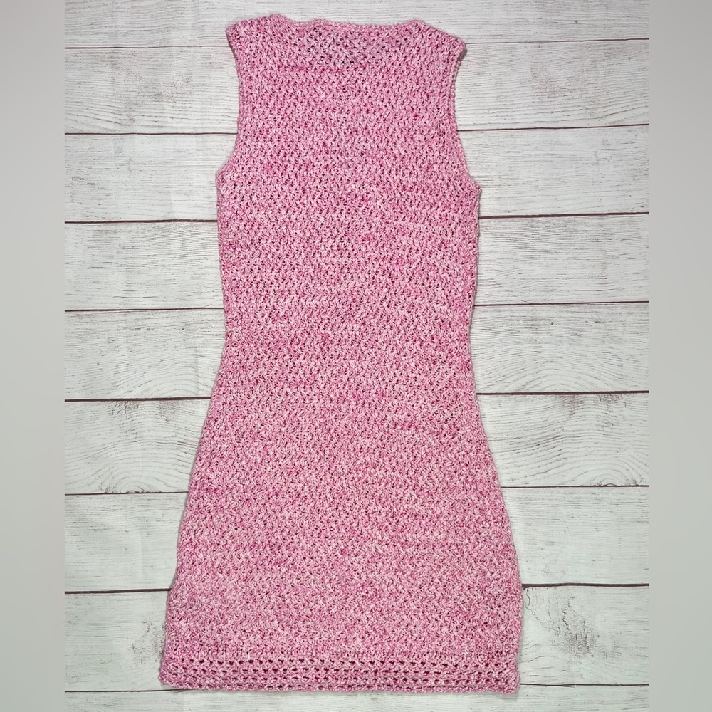Significant Other NWT Una Mini Dress - Women's AU8 / US4 pink sheer stretch knit - Picture 4 of 13